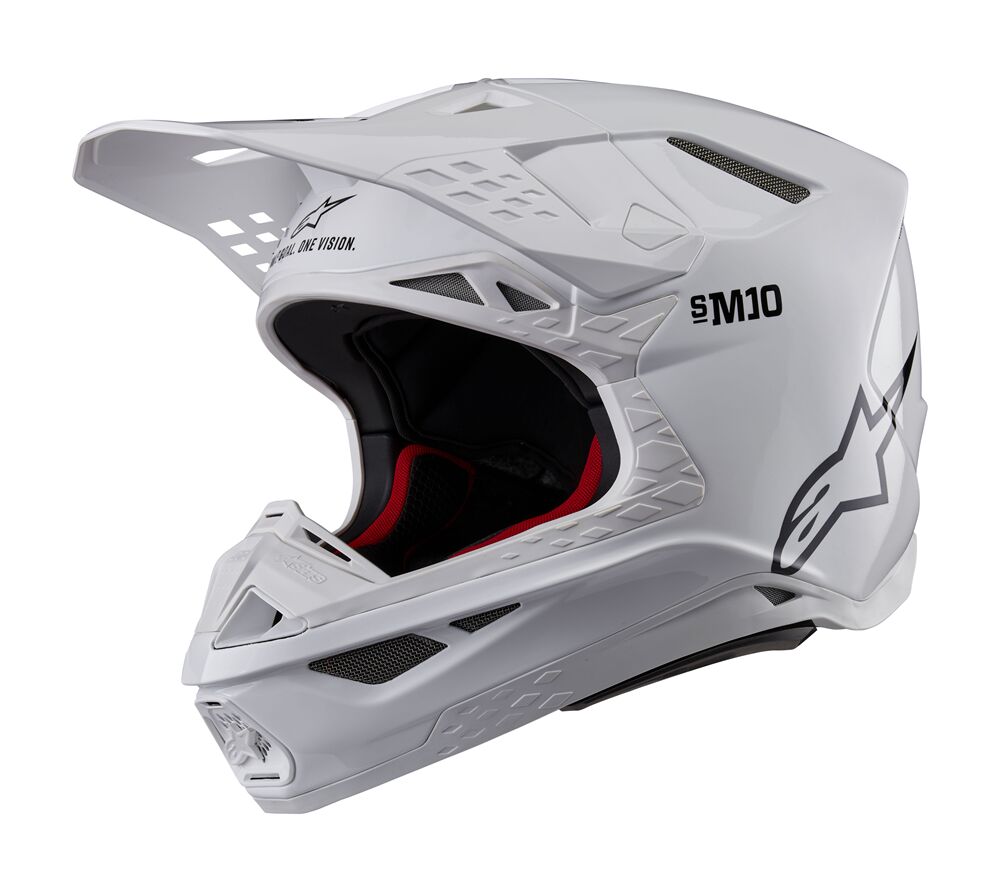 HELMET SM10 SOLID WHT XS