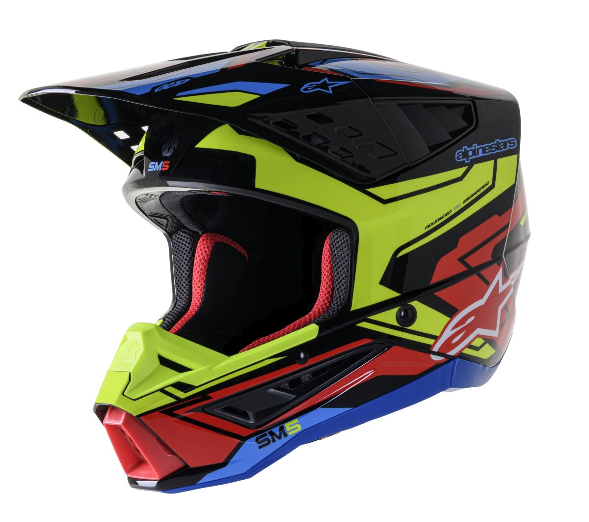 HELMET SM5 ACT2 BK/Y/R M