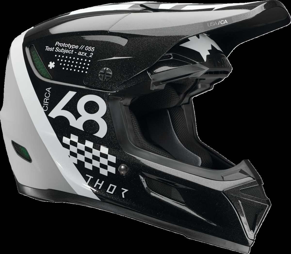 HLMT RFLX SPORT RIOT BK/WH SM