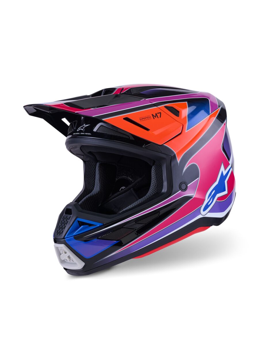 HELMET SM7 FUSE BLU/PU/PINK 2X