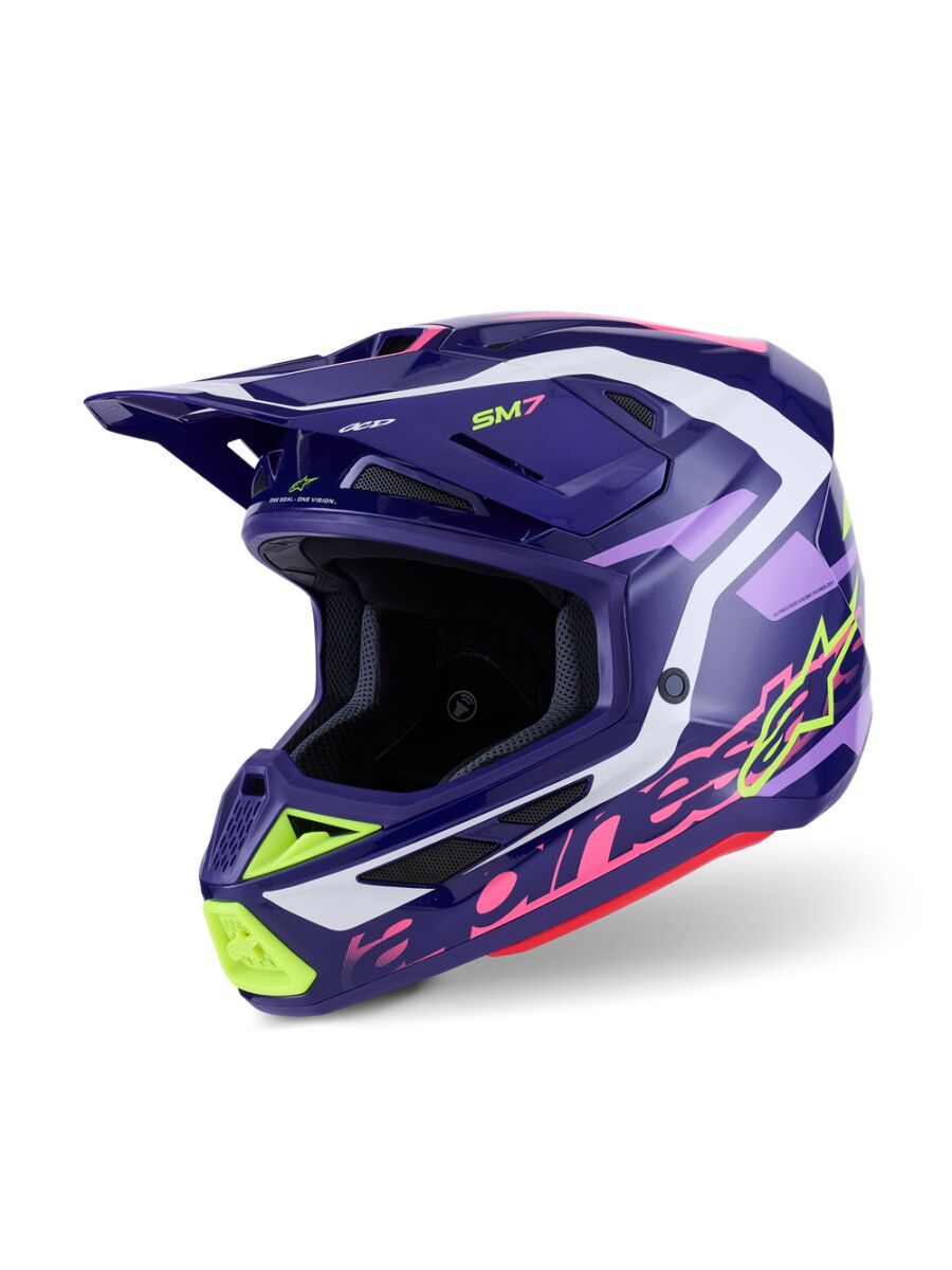 HELMET SM7 DEED PURPLE/PINK S
