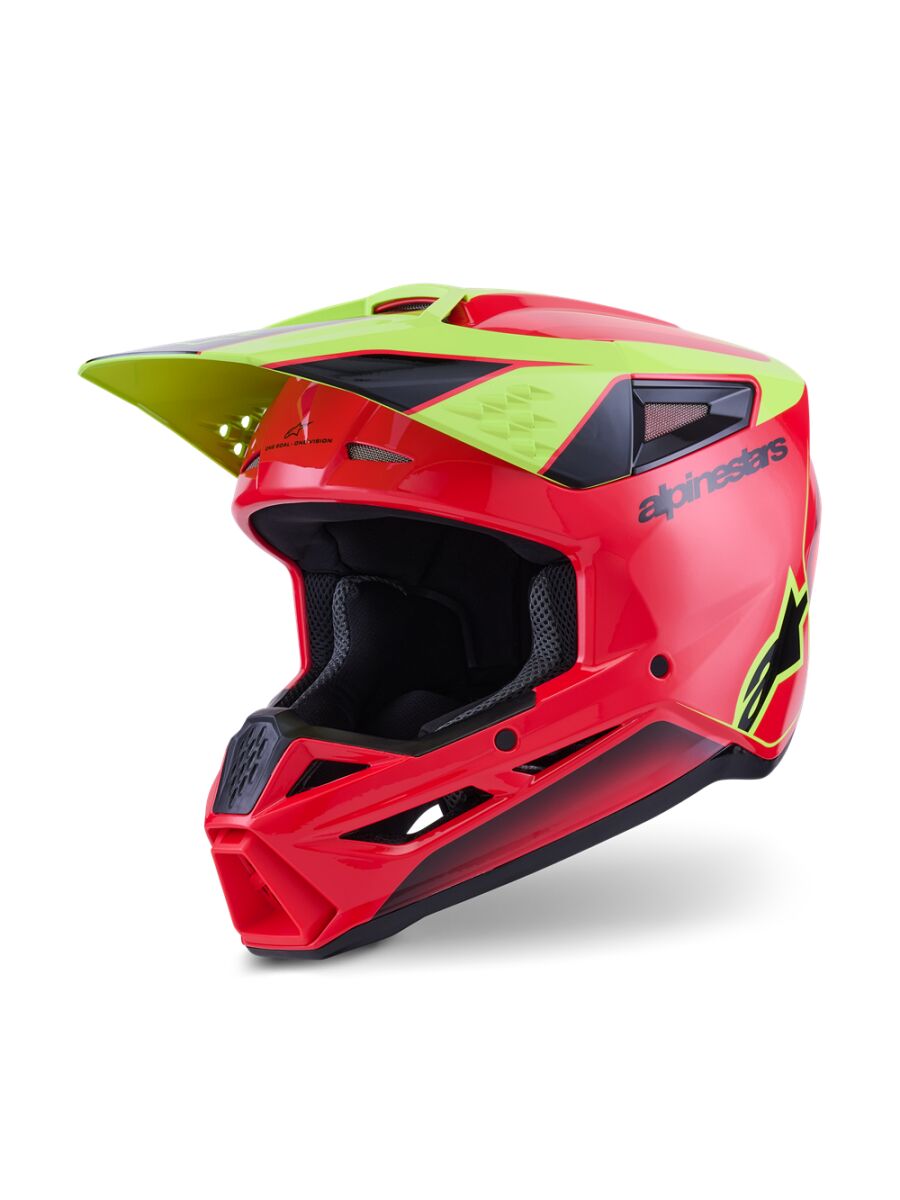 HELMET SM3 FRAY RED/YL/BLK L