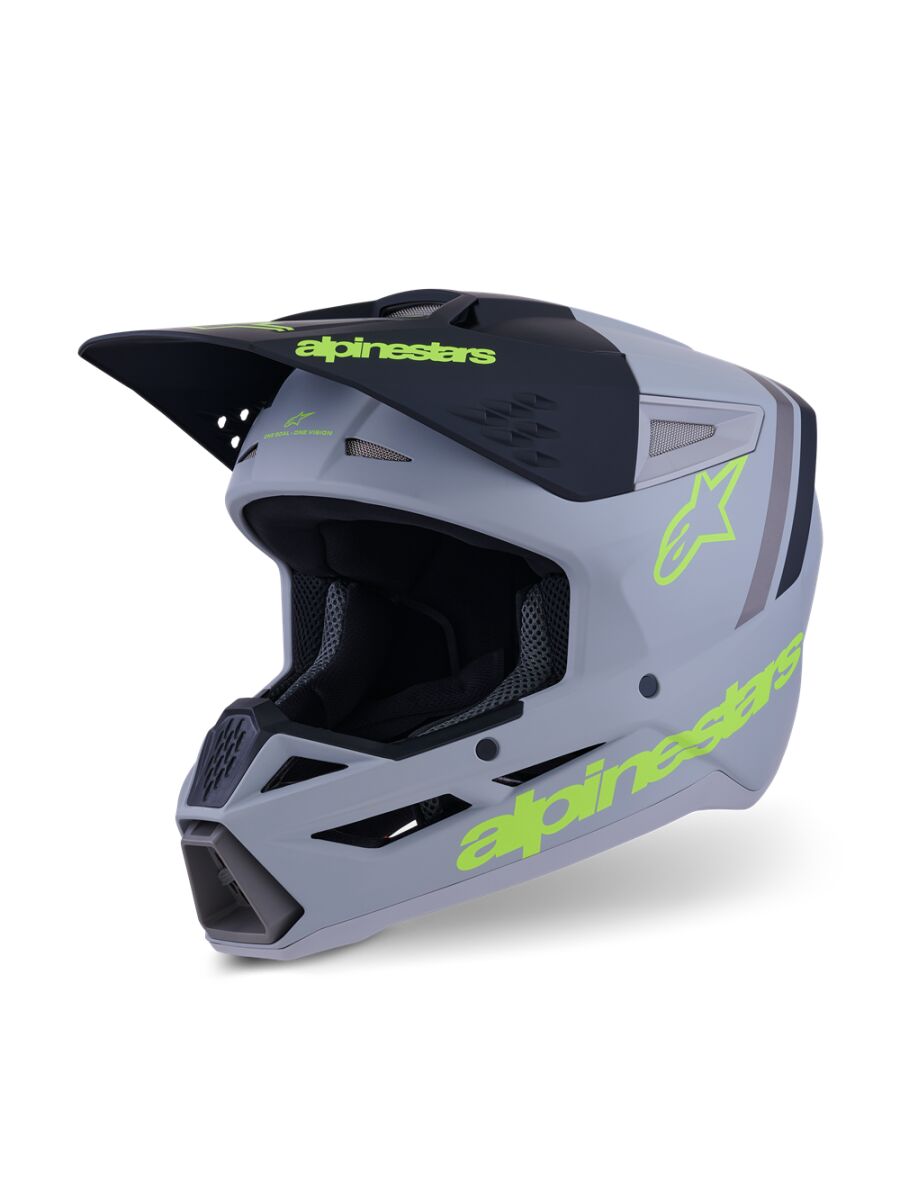HELMET SM3 RADIUM GRAY/BLK/YL L