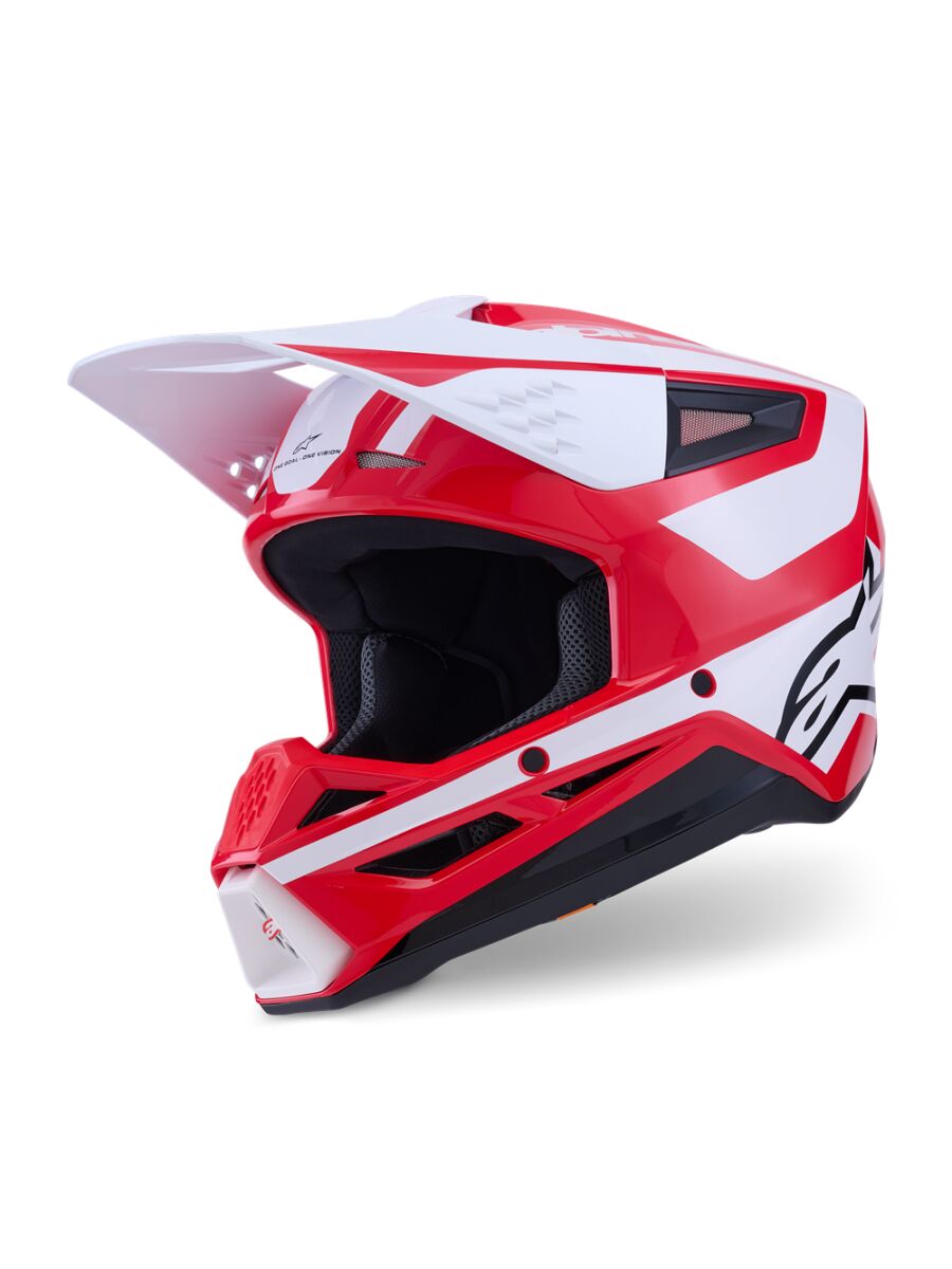 HELMET SM3 HEAT RED/WH/BLK 2X