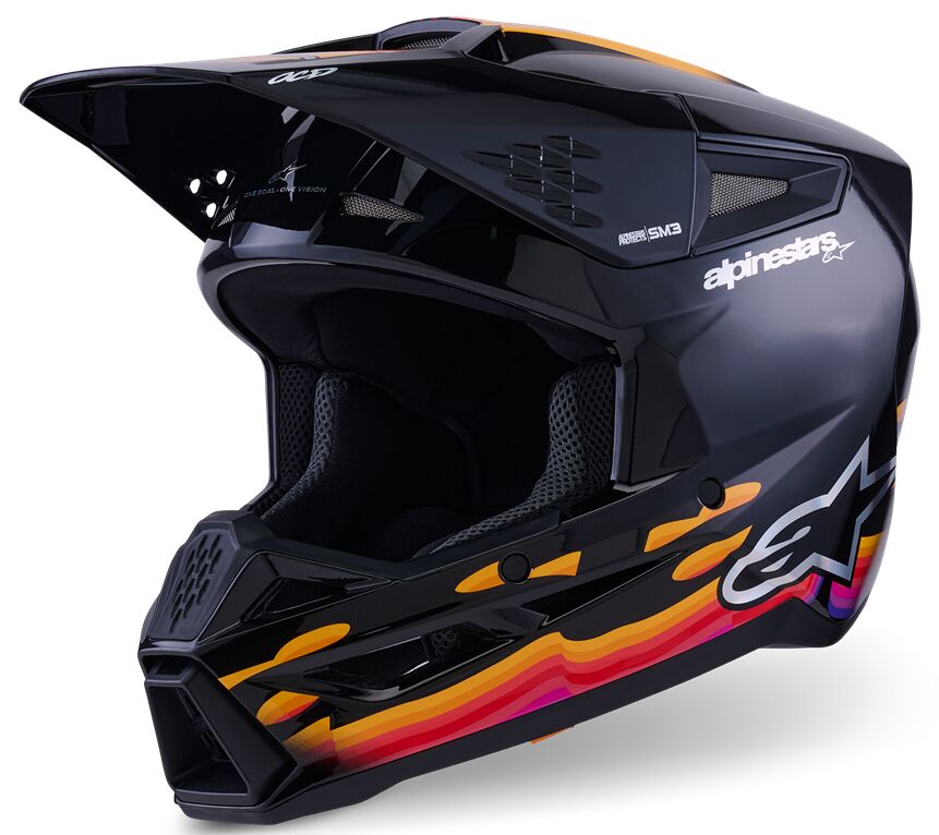 HELMET SM3 FORCE BLACK-GLOSS M