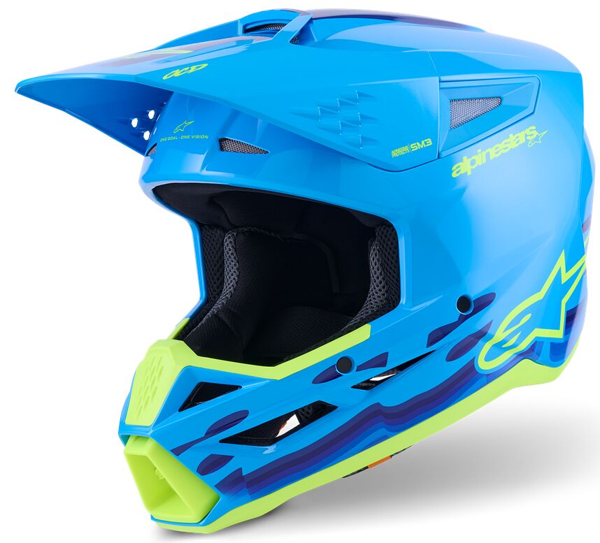 HELMET SM3 FORCE CYAN XL