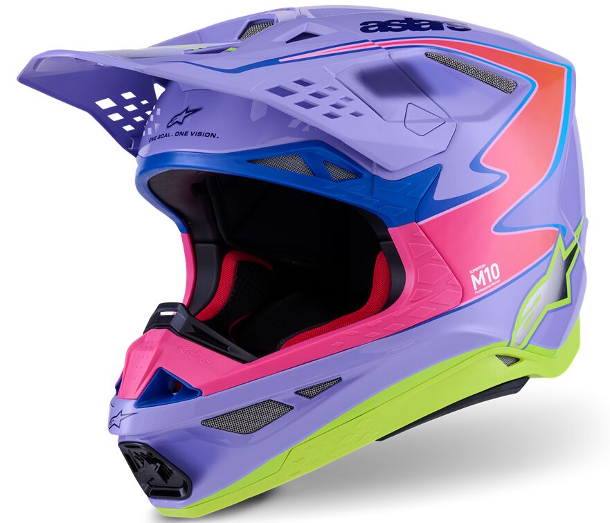 HELMET SM10 JETT PURPLE/PINK XS