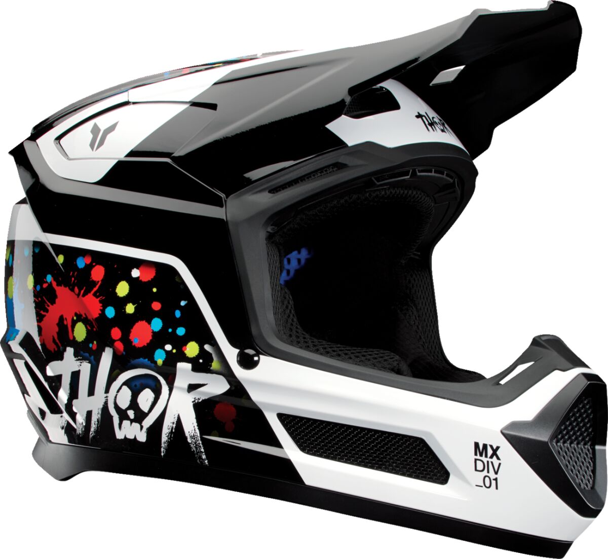 HELMET FLEET YTH SPLAT BLACK L