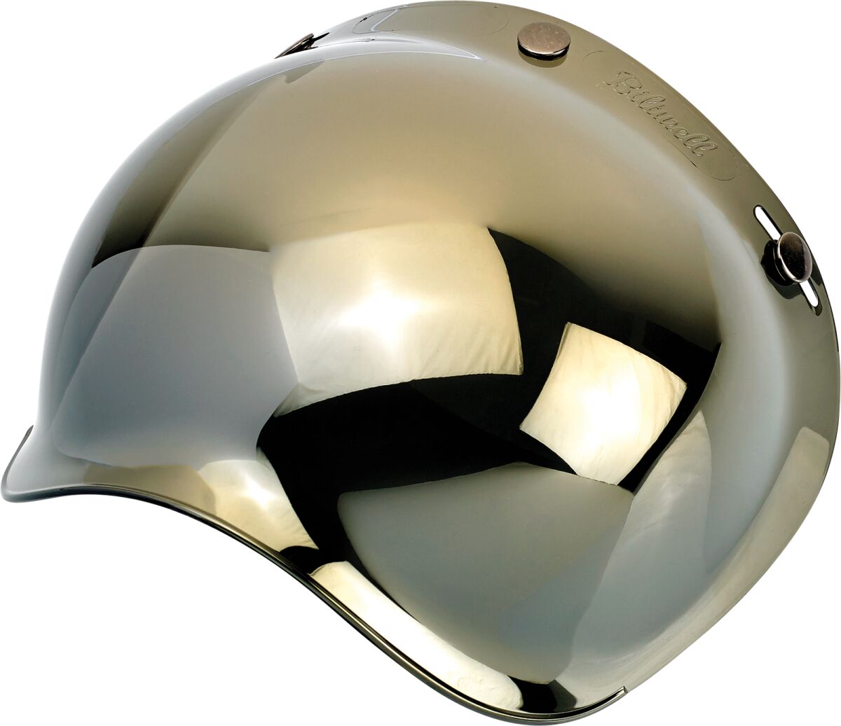 POLYCARBONATE ANTI-FOG BUBBLE SHIELD GOLD MIRROR
