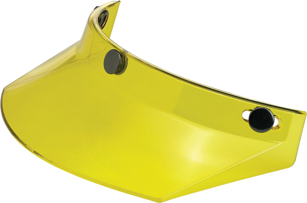 3-SNAP VISOR YELLOW TRANSLUCENT