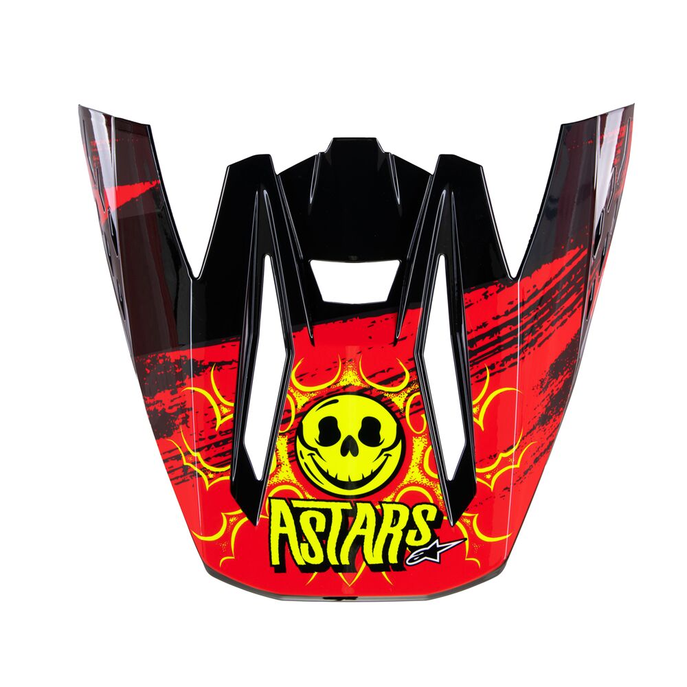 VISOR SM5 RASH RED/G