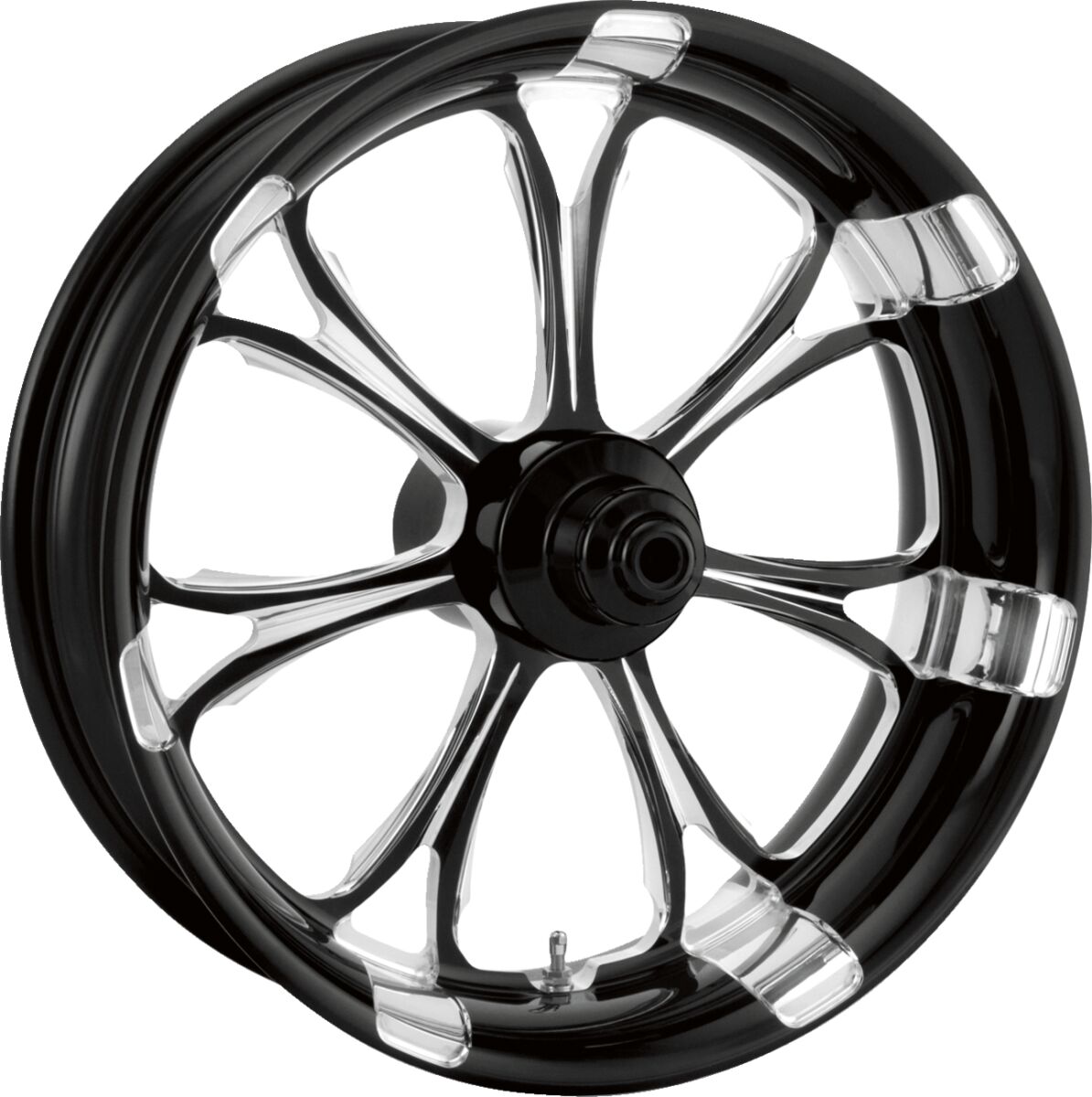 FRONT WHEEL PARAMOUNT PLATINUM CUT 21X3.5 DUAL DISC W/O ABS