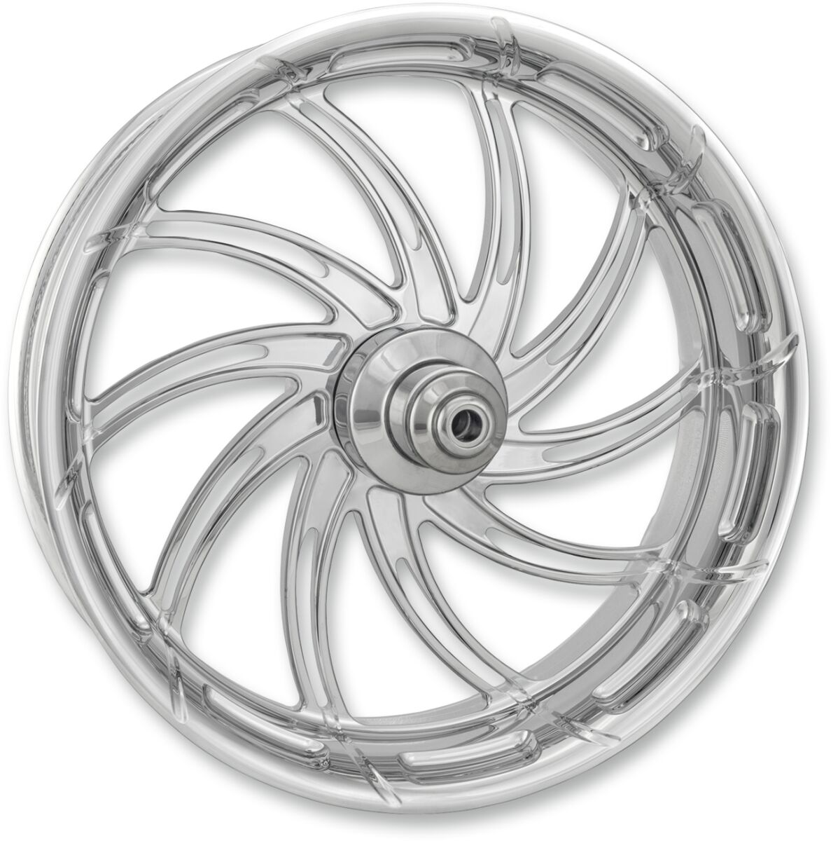 FRONT WHEEL SUPRA 21" X 3.5" ONE-PIECE ALUMINUM CHROME