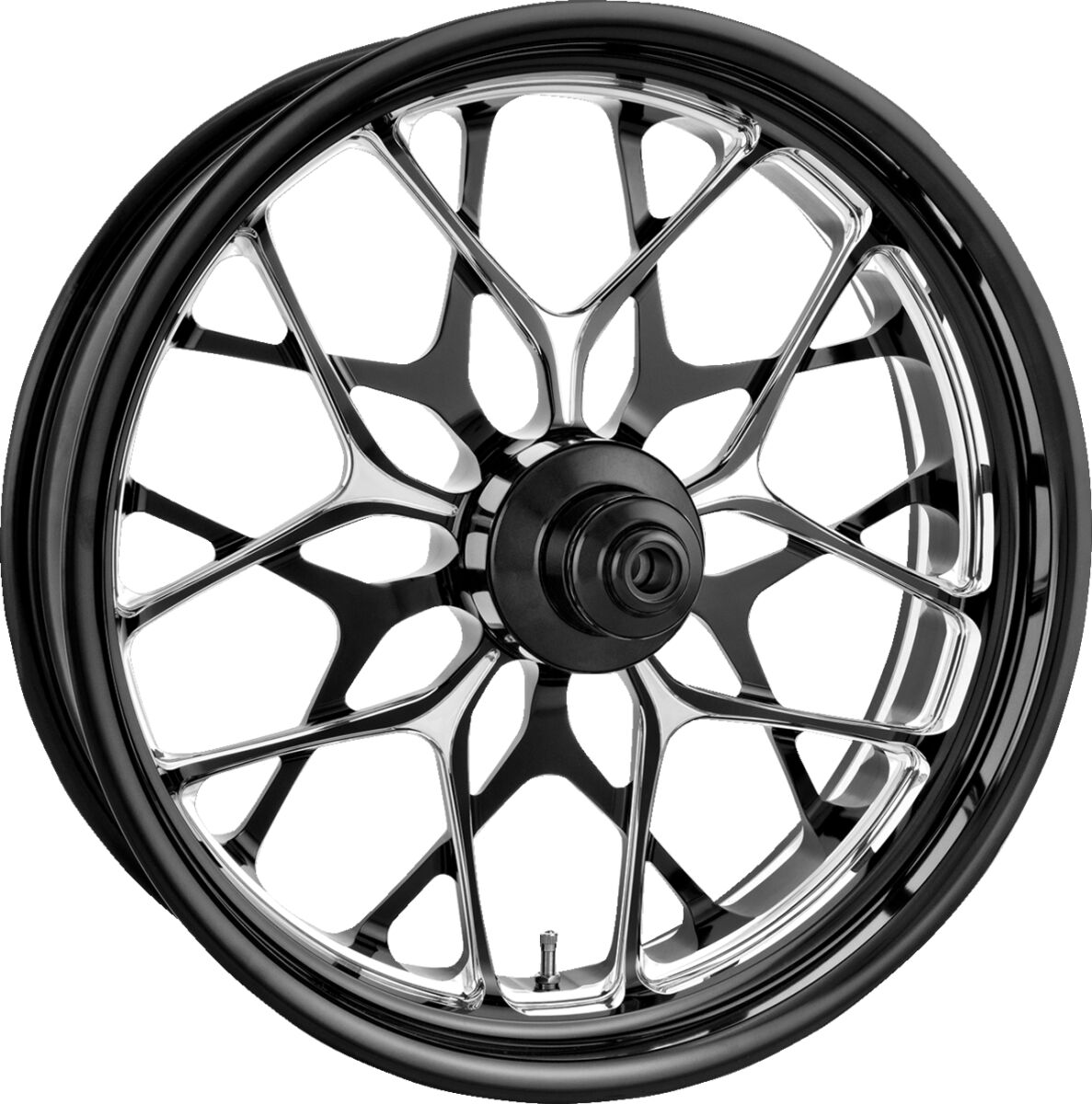 WHEEL FRONT GALAXY 21" x 3:5" ONE-PIECE PLATINUM CUT