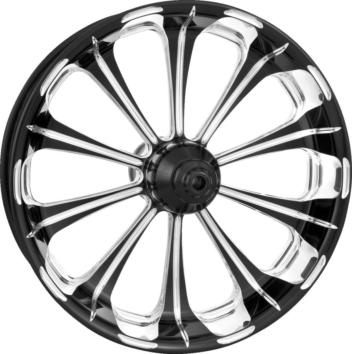 REAR WHEEL REVEL 18" X 5.5" ONE-PIECE ALUMINUM W/ABS PLATINUM CUT