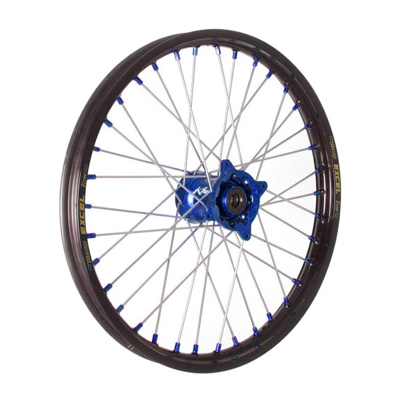 WHEEL ASSEMBLY ELITE MX 1.60"x21" ALUMINUM BLUE