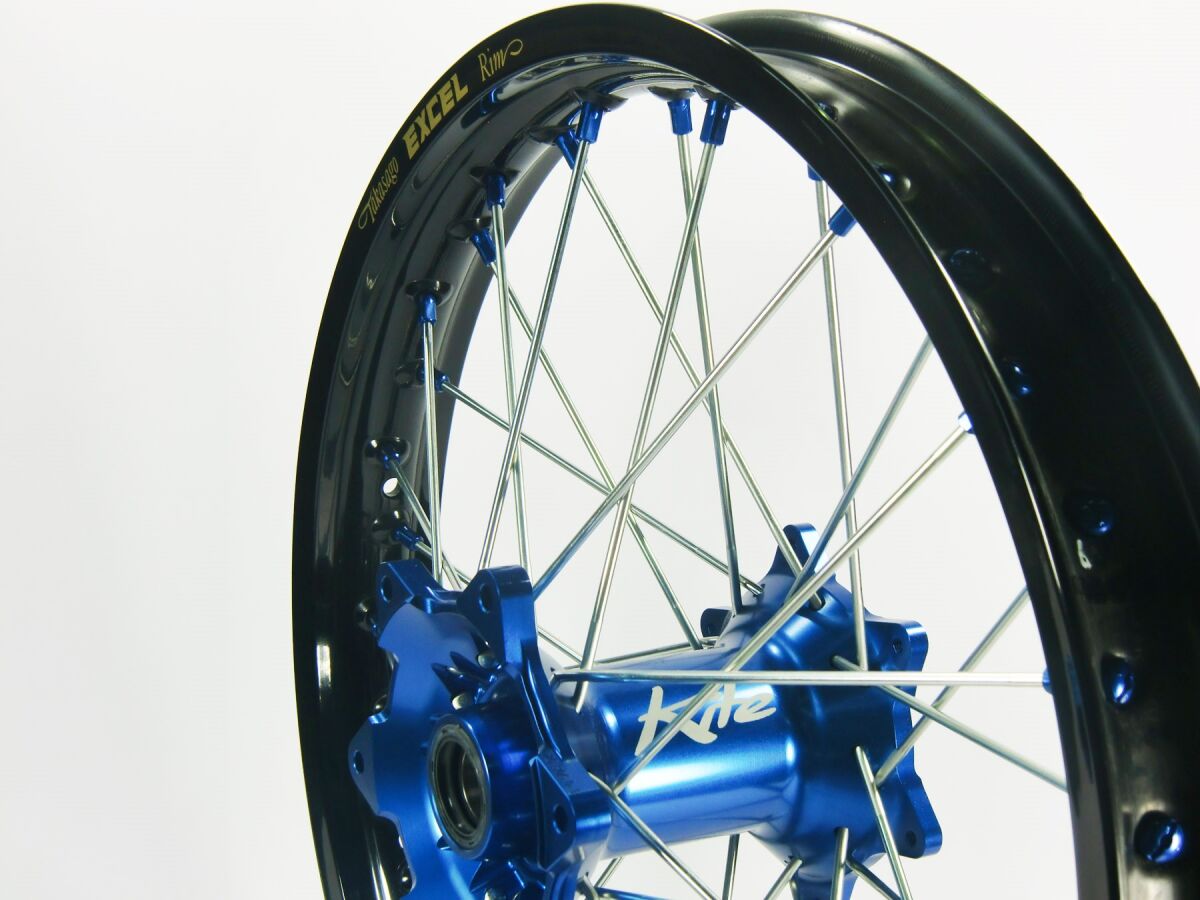 WHEEL ASSEMBLY ELITE MX 1.85"x19" ALUMINUM BLUE