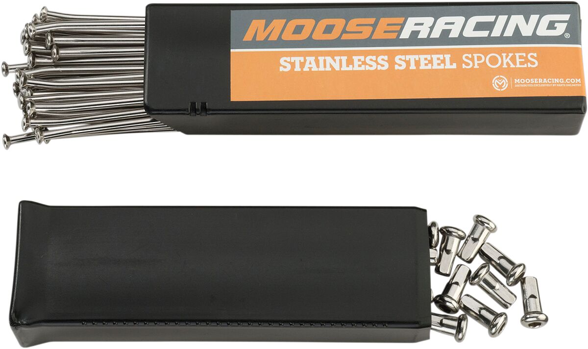 SPOKE SET STAINLESS STEEL 19"
