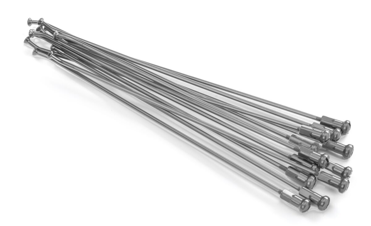 SPOKES & NIPPLES 21" FRONT ALUMINIUM REPLACEMENT KIT SILVER