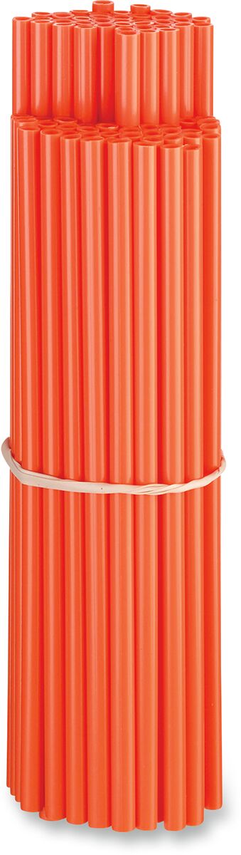 80-PACK POLYURETHANE SPOKE SKINS ORANGE