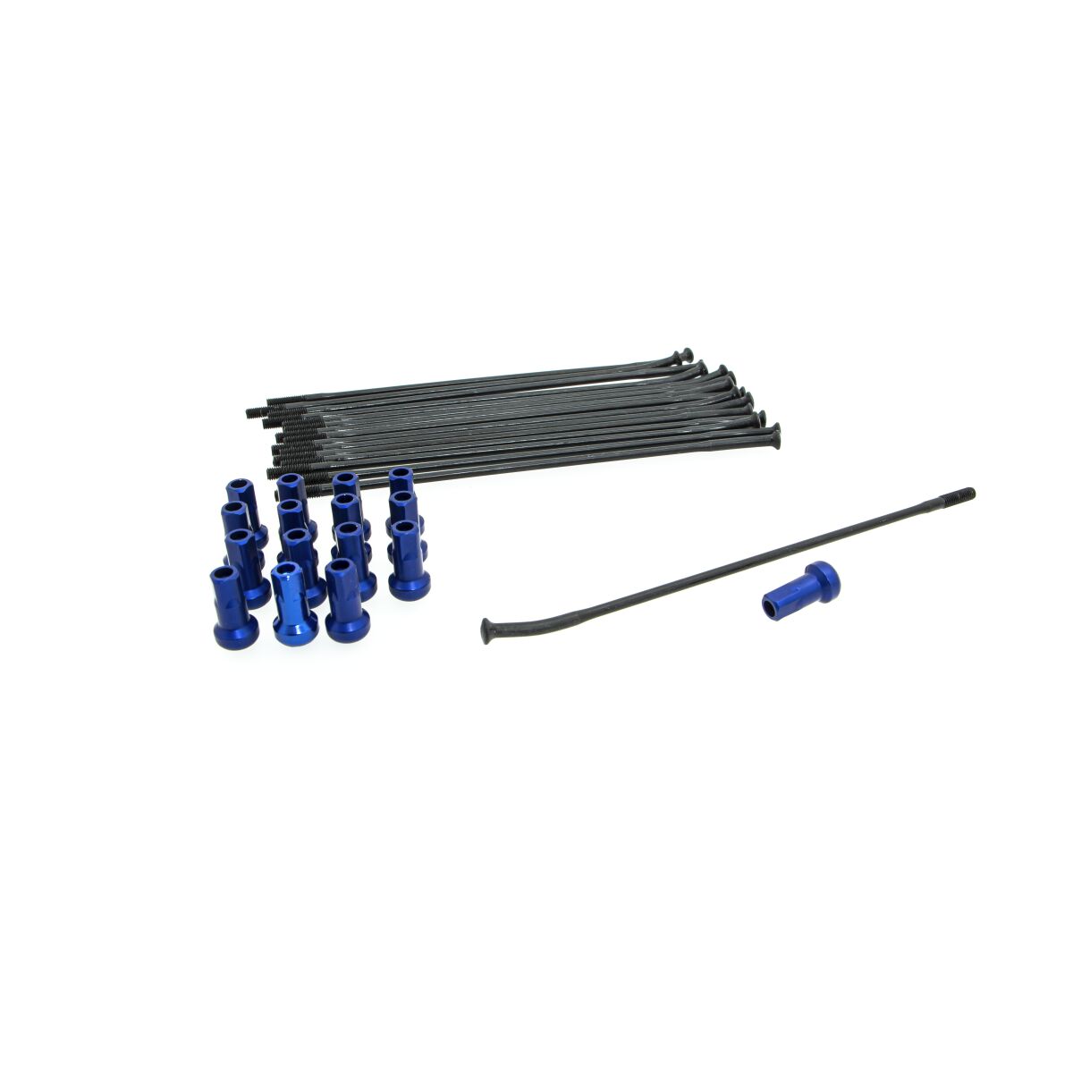 SPOKE KIT RR 16 BK/BL