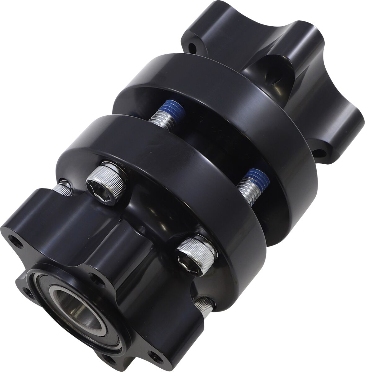 WHEEL HUB FRONT DUAL DISC 00-07 FLT BLACK