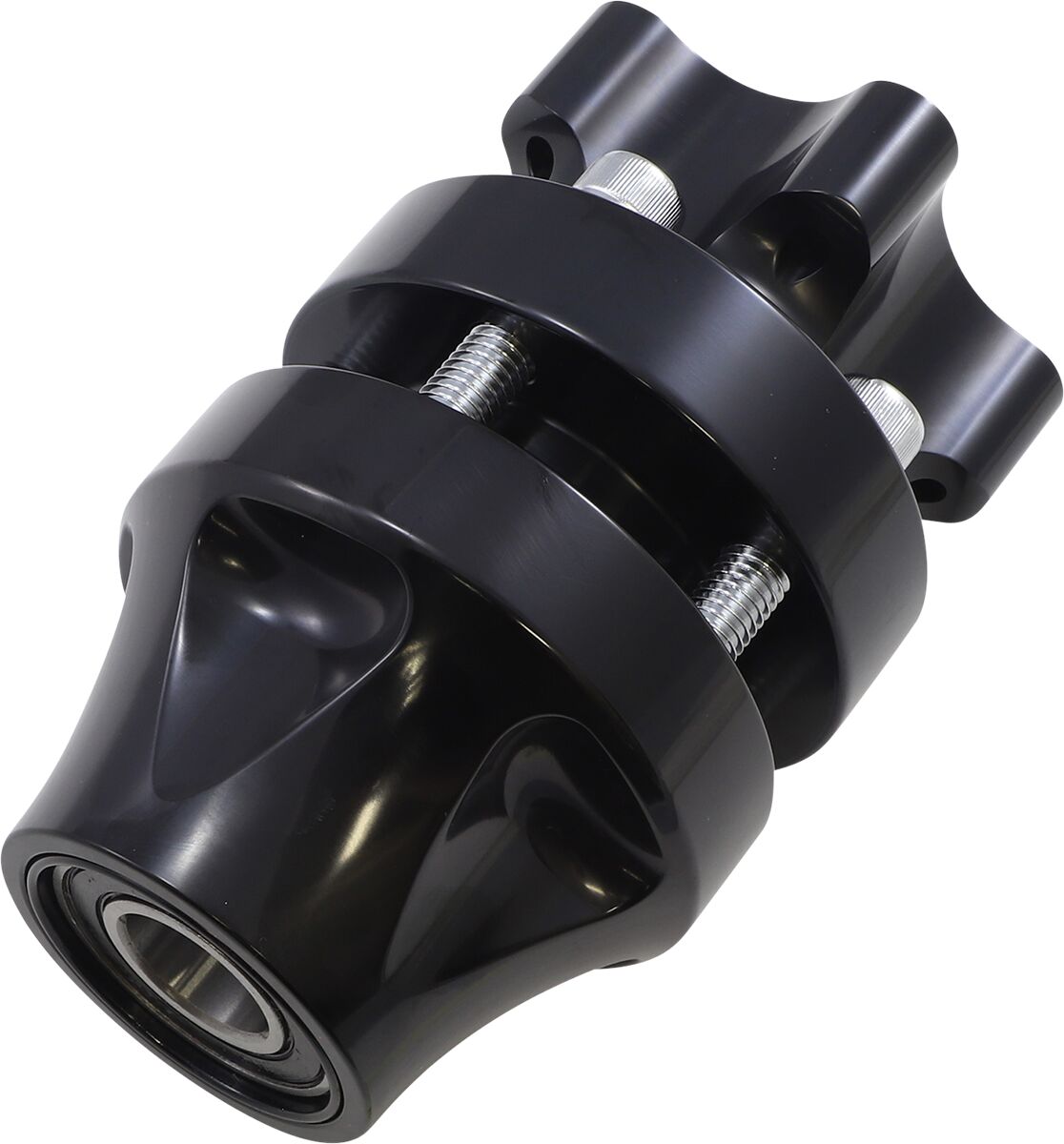 WHEEL HUB FRONT SINGLE DISC 00-07 FLT BLACK