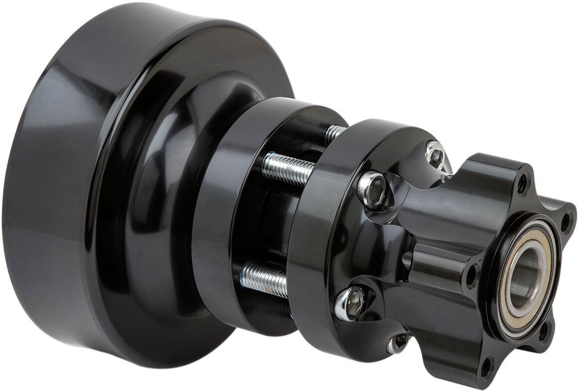 WHEEL HUB REAR 08 FLT WITHOUT ABS BLACK