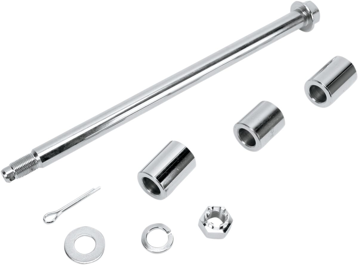 REAR AXLE KIT CHROME 13"