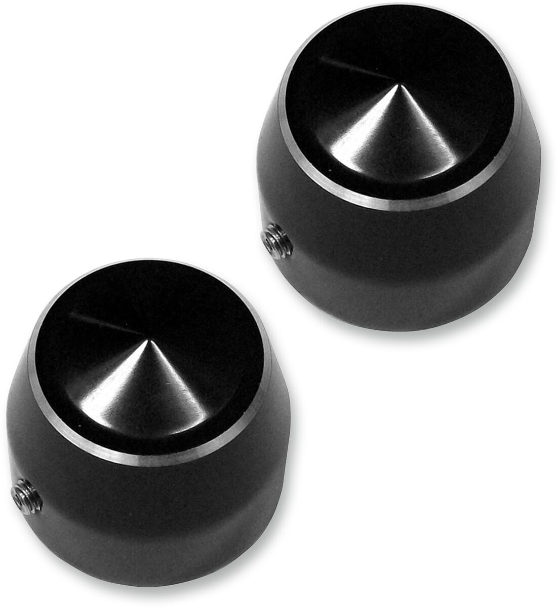 ACCUTRONIX AXLE CAPS ELITE FRONT 1" BLACK
