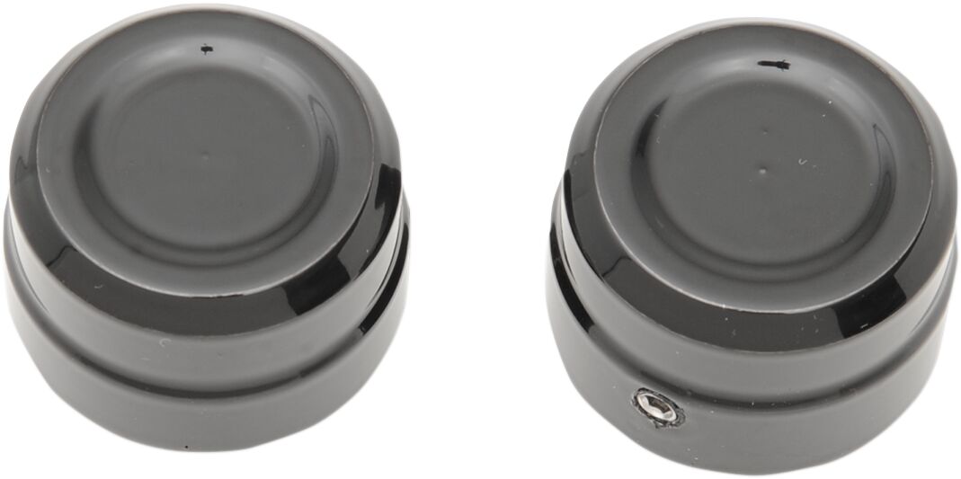 BILLET CAP AXLE BLACK FRONT