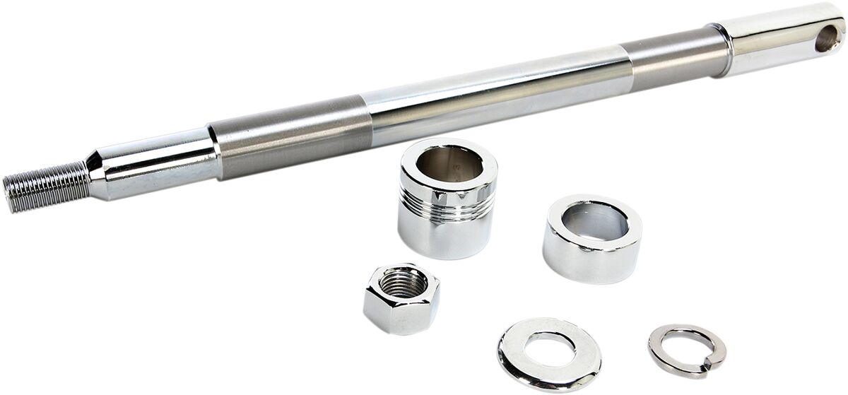 AXLE KIT FRONT CHROME 3/4"