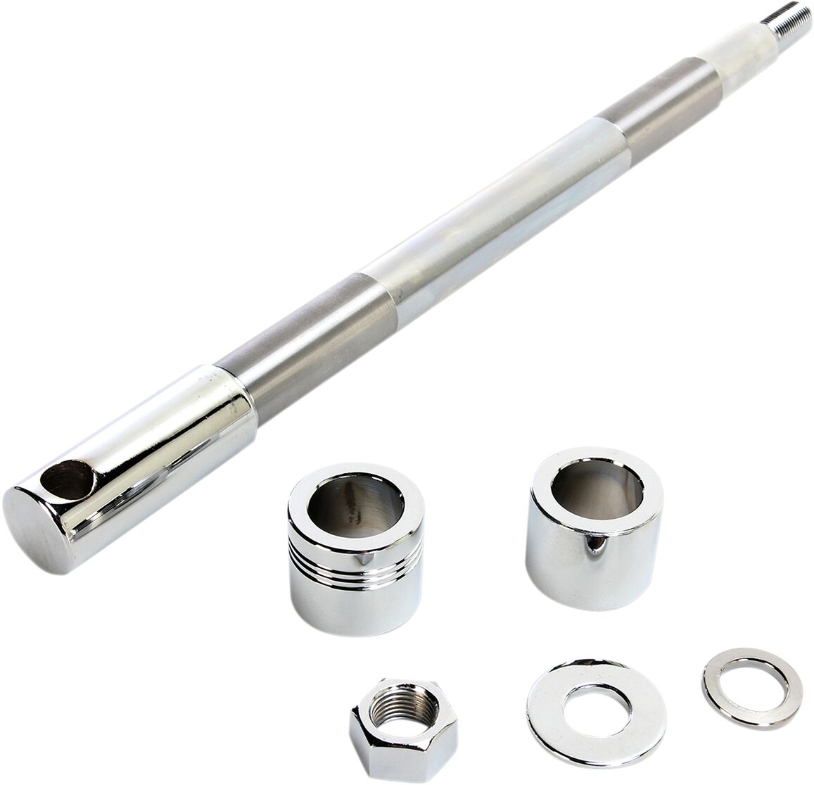 AXLE KIT FRONT CHROME 3/4"