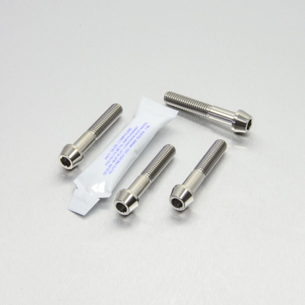 Titanium Front Axle Pinch Bolt Kit Natural
