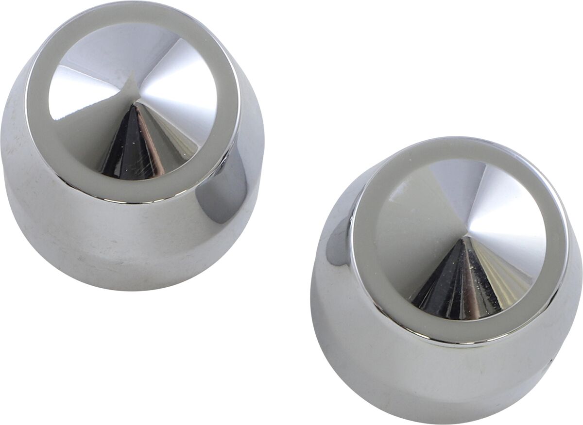 CAPS AXLE ELITE CHR 1"