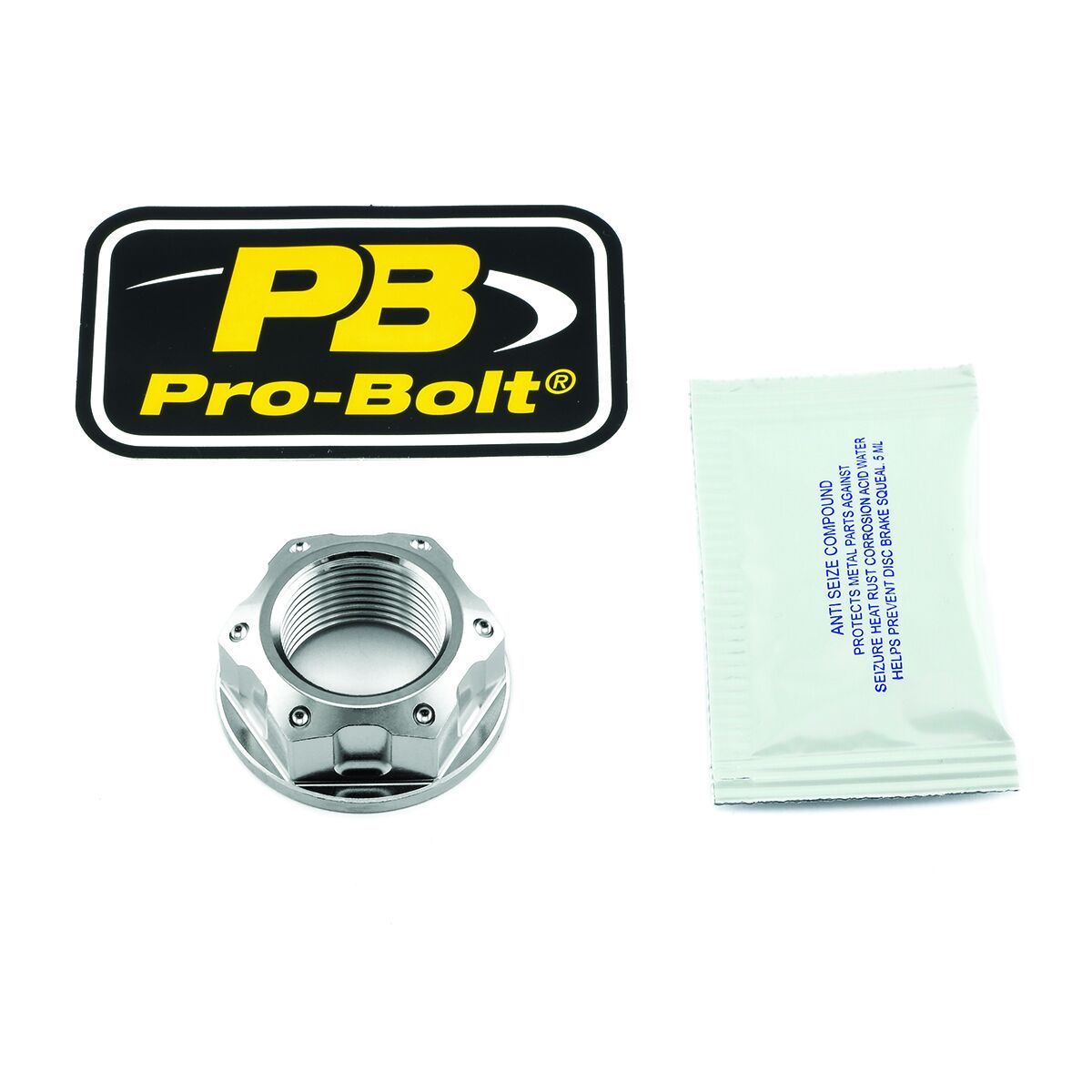 NUT REAR AXLE 22X1.5 SS