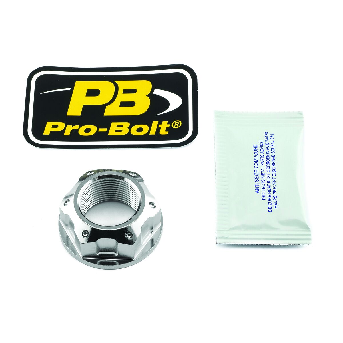 NUT REAR AXLE 25X1.5 SS