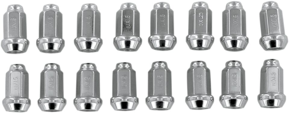 LUG NUT 10MMx1.50  60° TAPERED CHROME