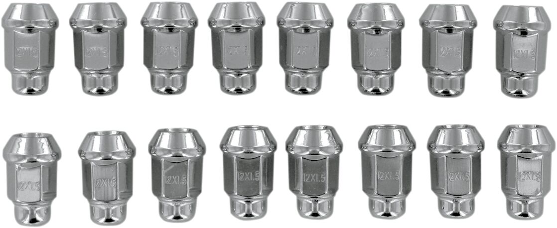 LUG NUT 12MMx1.50  60° TAPERED CHROME