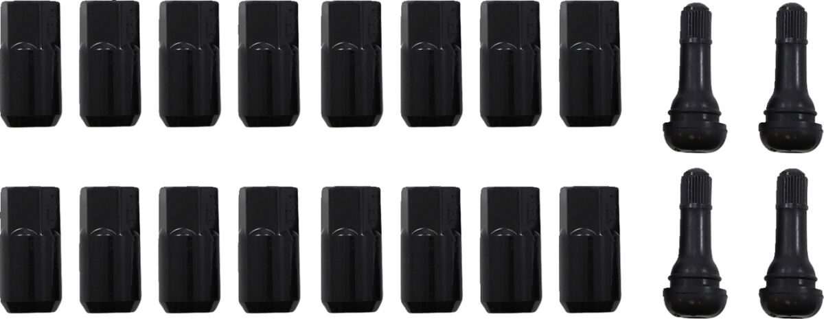 Lug Nut 12x1.50 Black 16 Pack