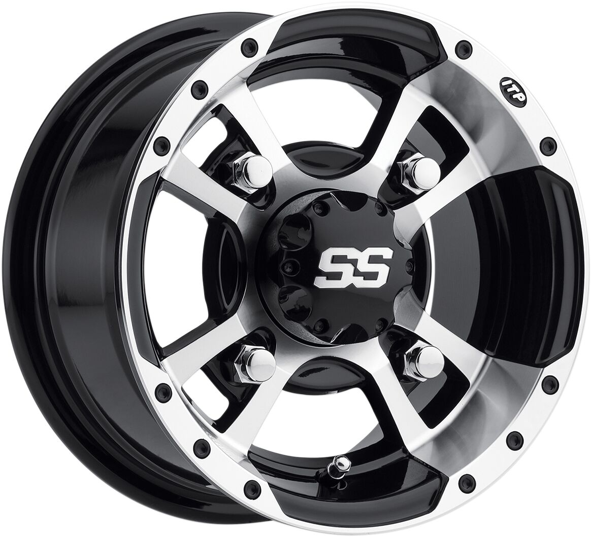 WHEEL SS ALLOY S112 SPORT MACHINED FINISH 10x8 BOLT PATTERN 4/115 OFFSET 3+5
