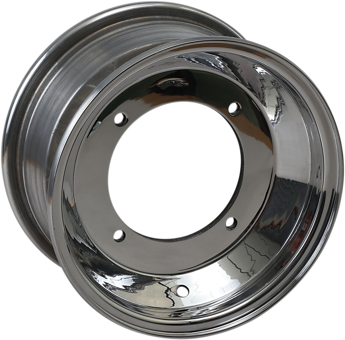 WHEEL STANDARD LIP ALUMINIUM POLISHED 10x5 4/156 3+2 FRONT SILVER