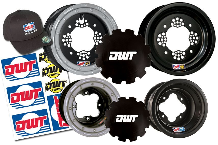 WHEEL KIT CHAMPION IN A BOX (C.I.A.B.) 10X5 & 8X8 4/156 & 4/110 4+1 & 3+5 ALUMINUM BEADLOCK BLACK