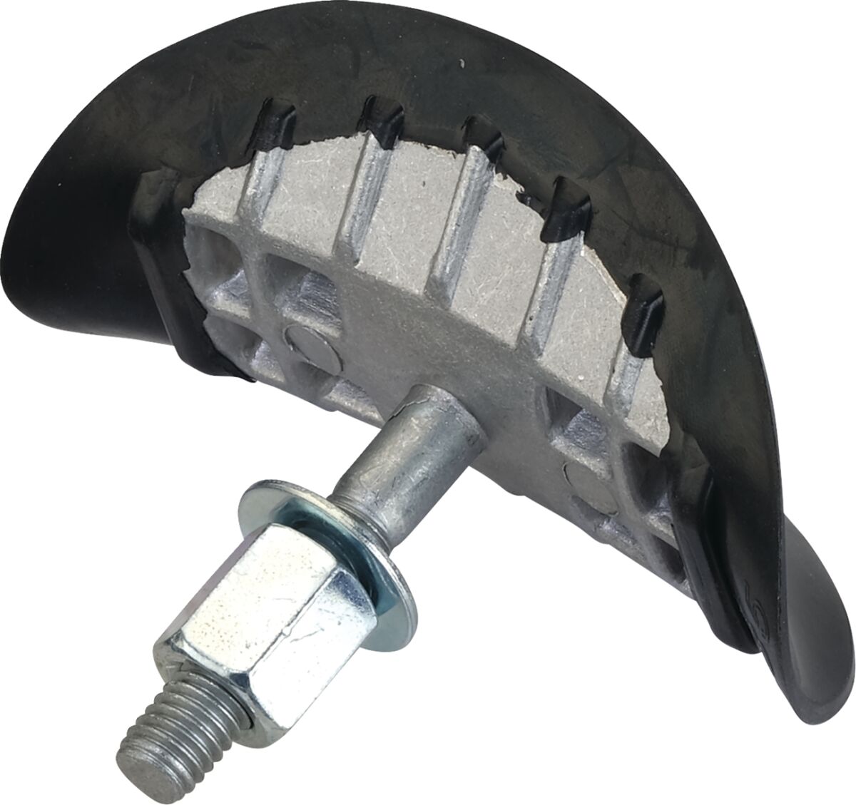 Rim Lock, Rubber Coated Aluminum 1.85"