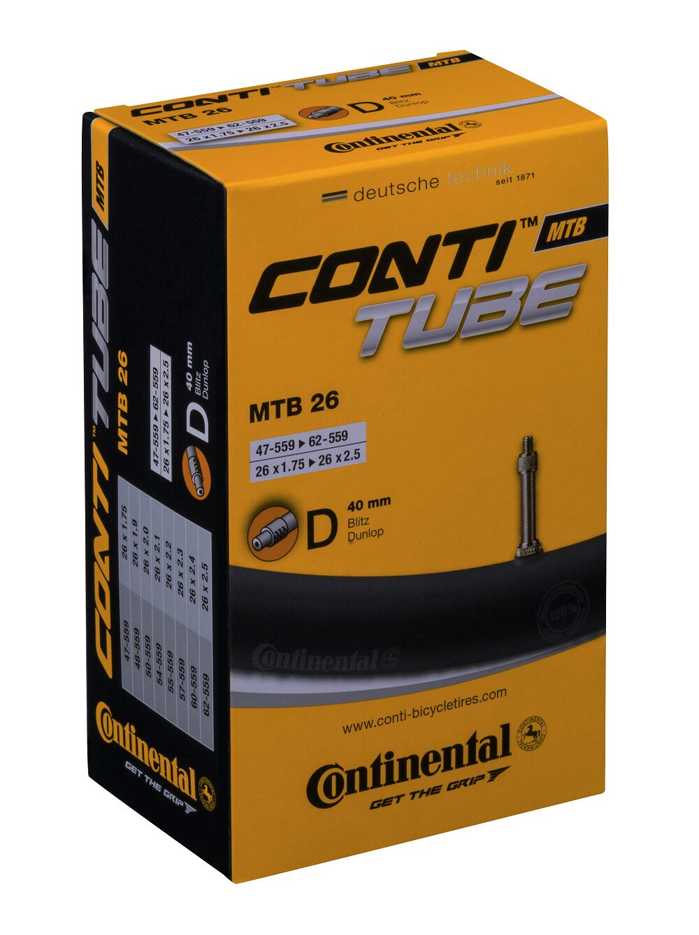 TUBE MTB 47-559->62-559