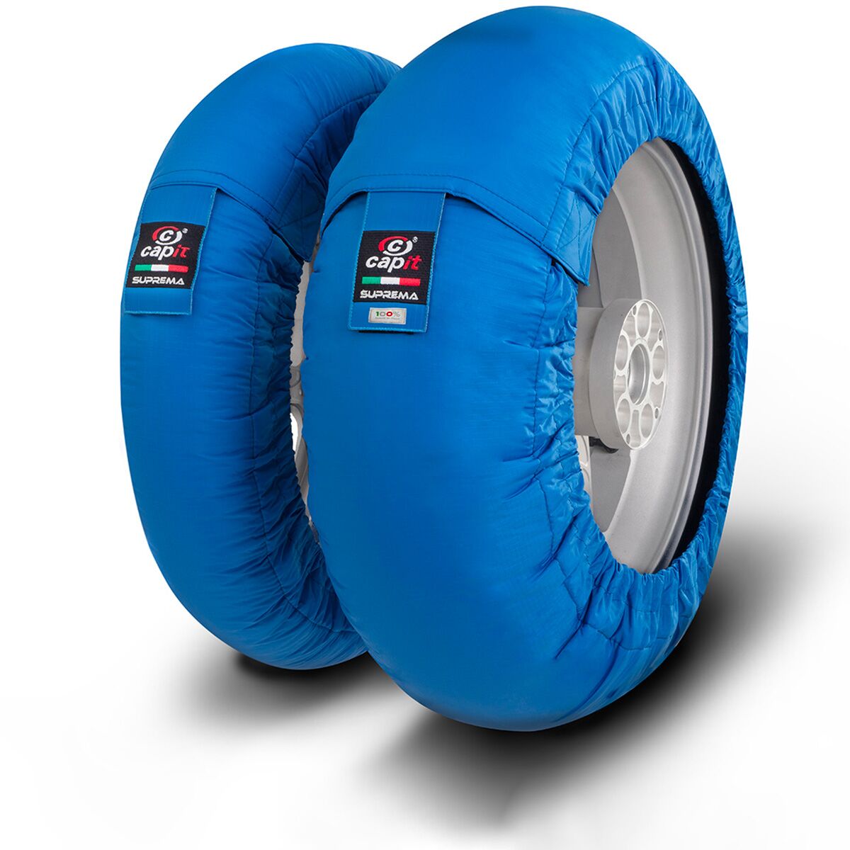 TIRE WARMER SET SUPREMA SPINA M/L 17" BLUE