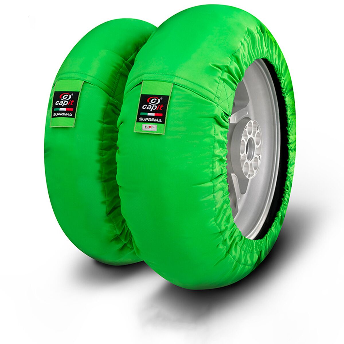 TIRE WARMER SET SUPREMA SPINA M/XL 17" GREEN