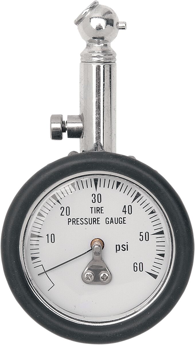 TIRE PRESSURE GAUGE 60PSI 45°