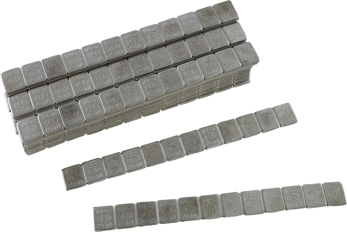 K&L-SUPPLY, WEEL WEIGHTS, STICK ON, 0,25OZ, CHROME, 36 PIECES