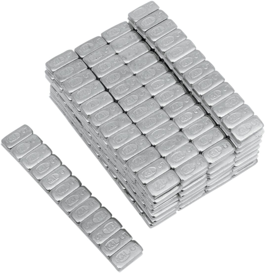 K&L-SUPPLY, WEEL WEIGHTS, STICK ON, 5G, CHROME